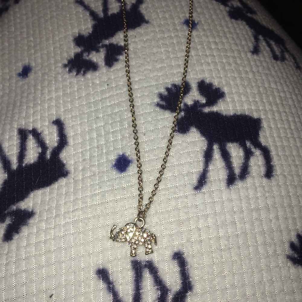Gold Elephant necklace
